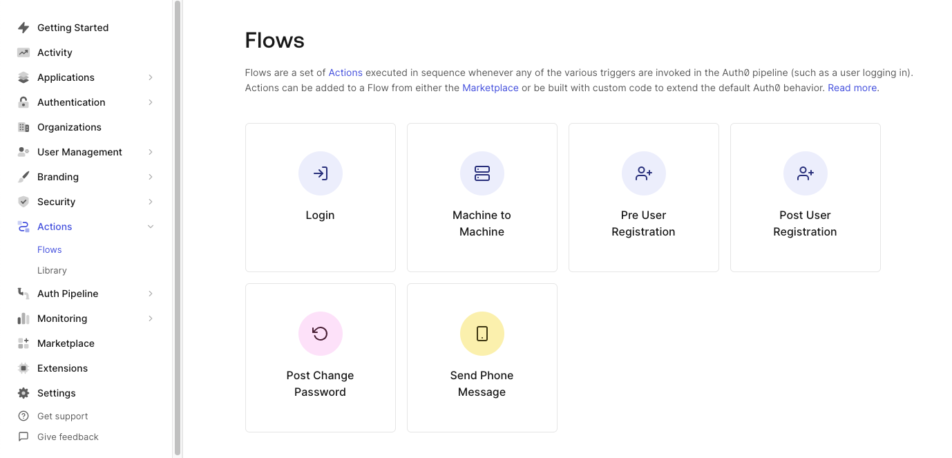 Flows Tab